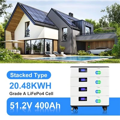 An tSín Factory Lifepo4 Battery 51.2V 400Ah 20kWh Cadhnraí Litiam
