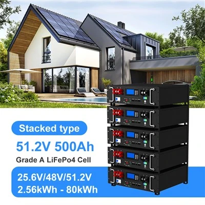 Pacáiste Ceallraí Litiam Gréine 51.2V 500AH 25kWh Cadhnraí Rack Freastalaí